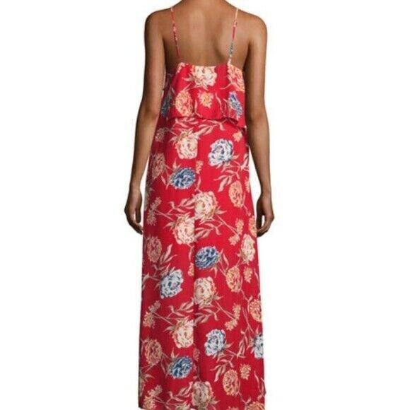 Romeo & Juliet Couture Chiffon Maxi Dress w Popover Dress Size M - Picture 4 of 11